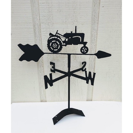 The Lazy Scroll Tractor Roof Mount Weathervane TH331003